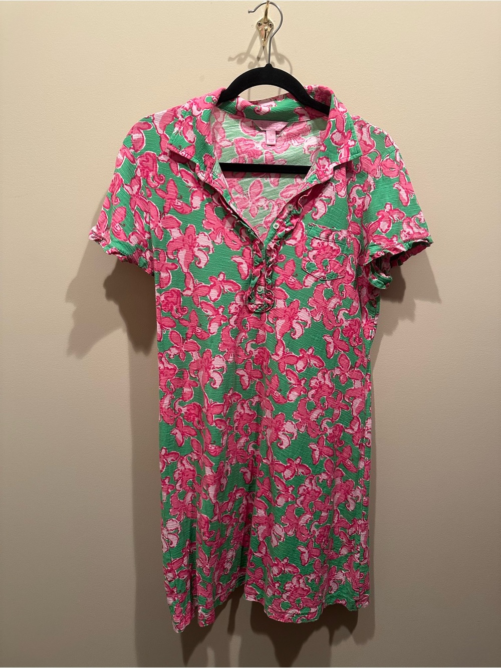 Lilly Pulitzer Lily Floral Dress Size Large